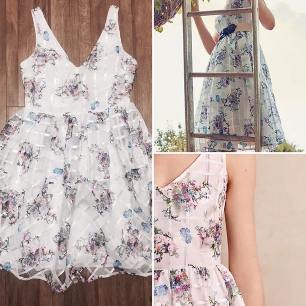 Anthropologie Maeve Floral dress size 6